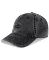 Levi's Men's Relaxed Enzyme-washed Twill Baseball Hat In Black