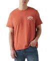 Levi's Men's Relaxed Fit Box Tab Short Sleeve Logo Graphic Crewneck T-shirt In Red