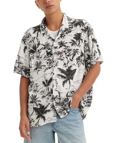 Levi's Men's Relaxed-fit Camp Collar Shirt In Tropical I