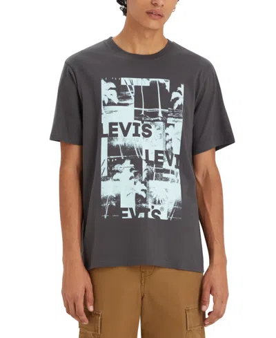 Levi's Men's Relaxed-fit Floral Logo T-shirt In Headline P