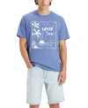 LEVI'S MEN'S RELAXED-FIT FLORAL LOGO T-SHIRT