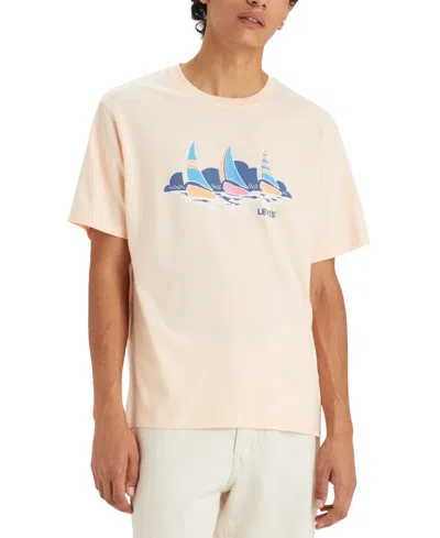 Levi's Men's Relaxed-fit Logo Graphic T-shirt In Levi Sailb