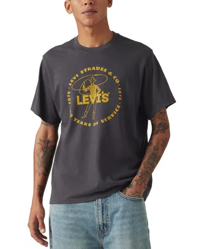 Levi's Men's Relaxed-fit Logo Graphic T-shirt In Phantom