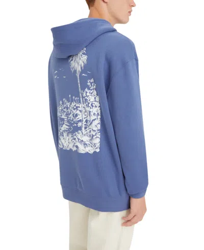 Levi's Men's Relaxed-fit Palm Tree Graphic Hoodie In One With N