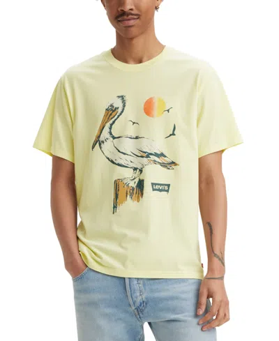 Levi's Men's Relaxed-fit Pelican Graphic T-shirt In Brin Pelic