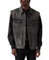 Levi's Relaxed Fit Trucker Jacket Vest In Night Owl