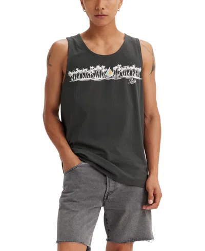 Levi's Men's Relaxed-fit Sailboat Graphic Tank In Sailboat S