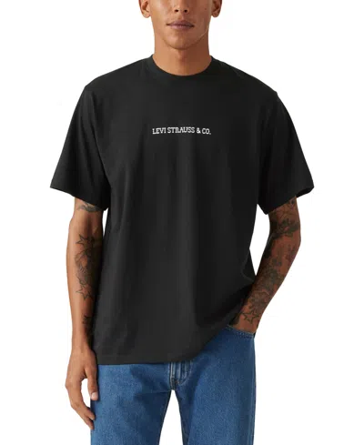 Levi's Men's Relaxed Fit Short Sleeve Crewneck Logo Graphic T-shirt