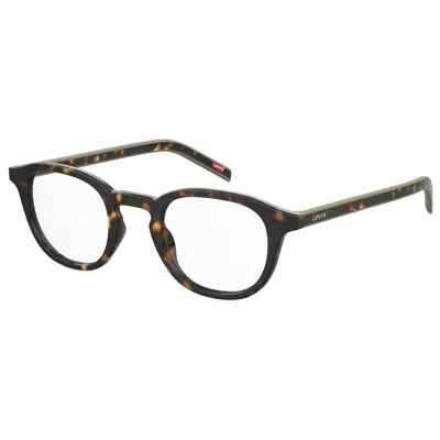 Levi's Men' Spectacle Frame  Lv-1029-086  48 Mm Gbby2 In Brown