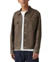 Levi's Trucker Jacket In Dk Brown Stf