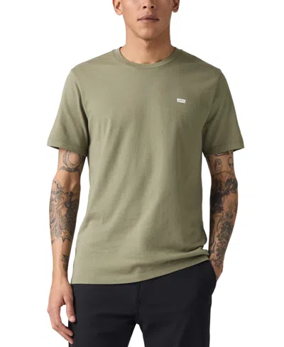 Levi's Men's Straight-fit Quick-dry Tech T-shirt In Lichen Green
