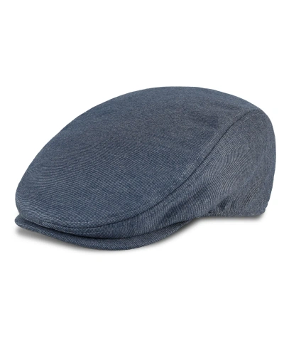 Levi's Men's Stretch Flat Top Mesh Lined Ivy Hat In Navy Blue