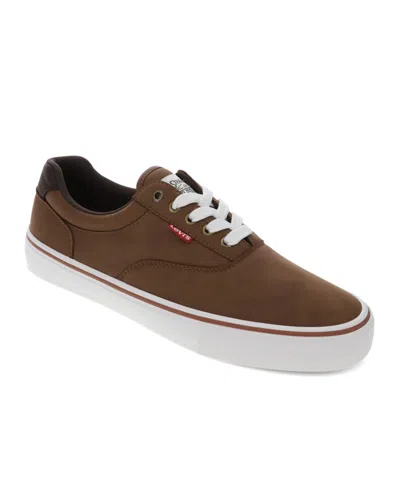 Levi's Men's Thane Fashion Athletic Lace Up Sneakers In Chestnut,dark Brown