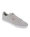 Levi's Mens Thane Synthetic Leather Casual Lace Up Sneaker Shoe In Stone