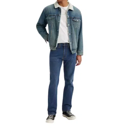 Levi's Mens 506 Comfort Straight Jean - 30" Length In Dark Indigo In Blue