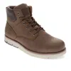 Levi's Mens Charles Sh Vegan Leather Lace Up Rugged Casual Boot In Brown
