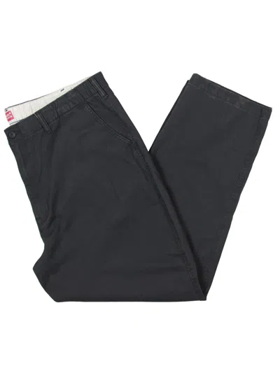 Levi's Mens Chino Twill Trouser Pants In Black