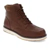 Shop Levi's Mens Dean Synthetic Leather Casual Moc Toe Rugged Casual Boot In Multi