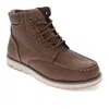 Levi's Mens Charles Sh Vegan Leather Lace Up Rugged Casual Boot In Multi