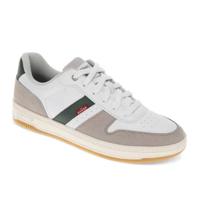 Levi's Mens Drive Lo Synthetic Leather Casual Lace Up Sneaker Shoe In Multi