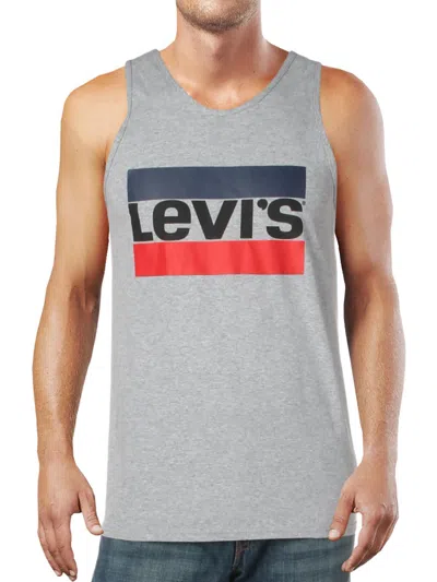 Levi's Mens Fitness Running Tank Top In Grey