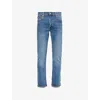 Levi's Mens Brighter Days Selvedge 511 Slim-leg Slim-fit Denim-blend Jeans In Brighter Days Selvedge