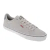 Levi's Mens Thane Synthetic Leather Casual Lace Up Sneaker Shoe In White