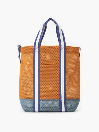 Levi's Mesh Icon Tote In Dark Orange
