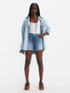 Levi's Women's Mid Rise Mid-length Stretch Shorts In What Are We
