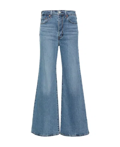 LEVI'S MID-RISE FLARED JEANS