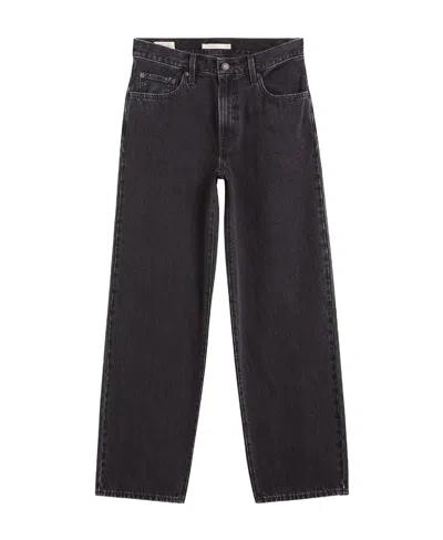 Levi's Mid-rise Straight-leg Jeans In Black