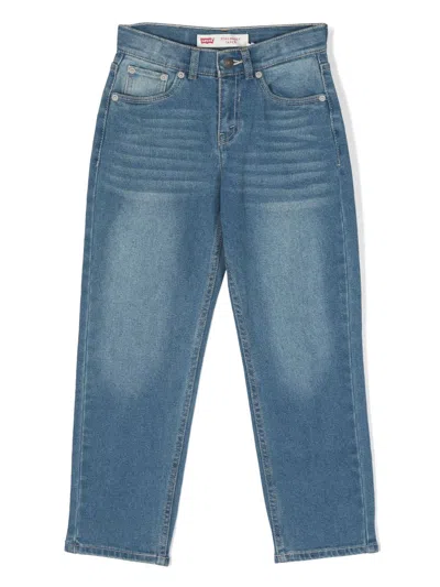 Levi's Kids' Mid-rise Tapered Jeans In Blue