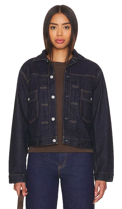 Levi's Mij Classic Type Ii Jacket In 深度水洗