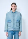 Levi's Mij Utility Trucker Jacket In Blue