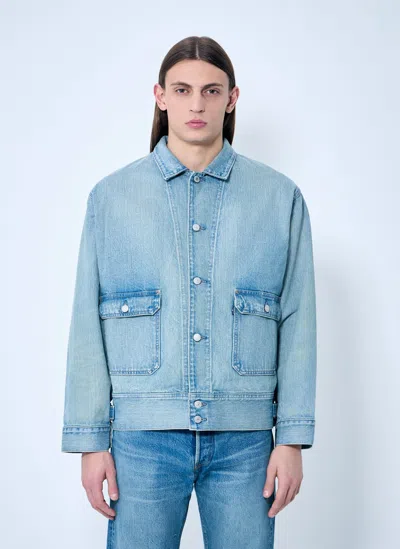 Levi's Mij Utility Trucker Jacket In Blue