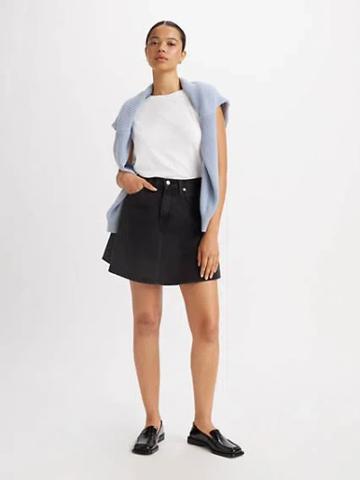 Levi's Mini Flounce Skirt In Black
