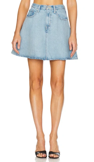 Levi's Mini Flounce Skirt In Look At Blue