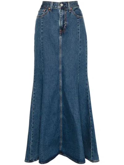 Levi's Mini Logo-tag Maxi Skirt In Enchantment