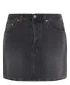 Levi's Denim Skirt In Black
