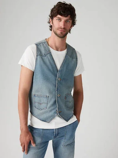 Levi's Mission Denim Vest In Howdy Parnter