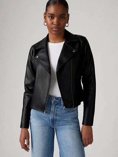 Levi's Moto Welt Pocket Jacket In Black