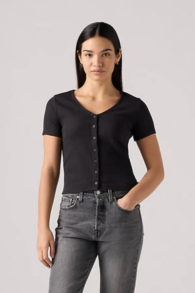 Levi's Muse Tee In Black