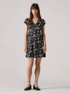 Levi's Myla Short Sleeve Dress In Alona Floral