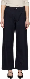 Levi's Navy '90s Straight Trousers In Anthracite Night