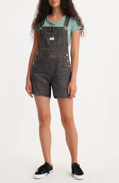 Levi's Nonstretch Denim Shortalls In Live Wire