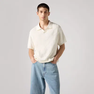 Levi's Open Collar Sweater Polo
