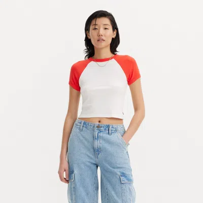Levi's Oracle Shrunken T-shirt In White