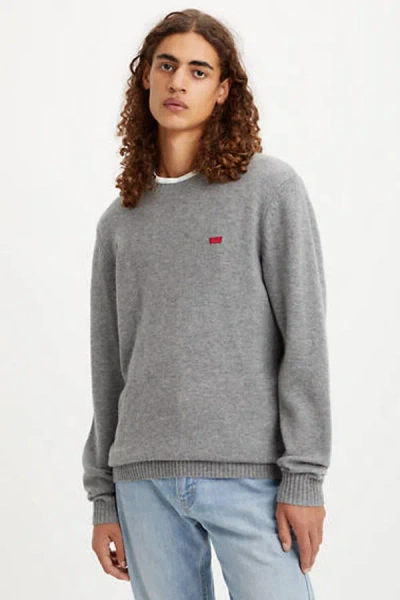 Levi's Original Housemark Sweater In Gray