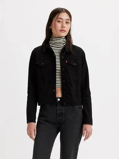 Levi's Original Trucker Jacket In Black And Black