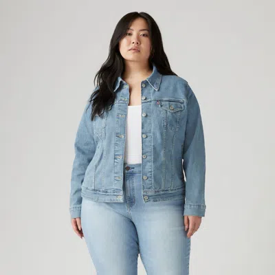 Levi's Original Trucker Jacket (plus Size) In Yellow